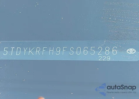 2015 Toyota Highlander Limited V6 from USA, damaged, VIN 5TDYKRFH9FS065286